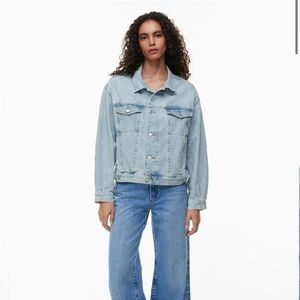 AGOLDE Light Wash Denim Jean Jacket - Pale Blue